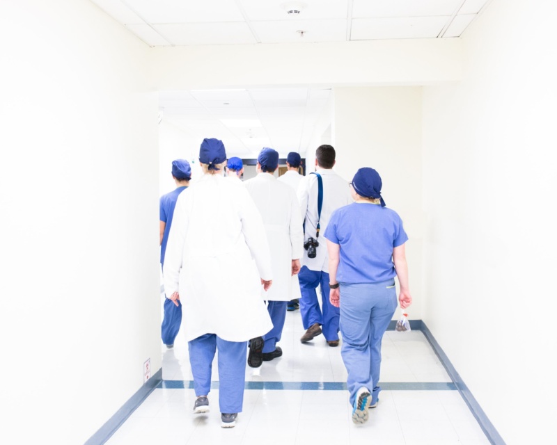 Hospital workers