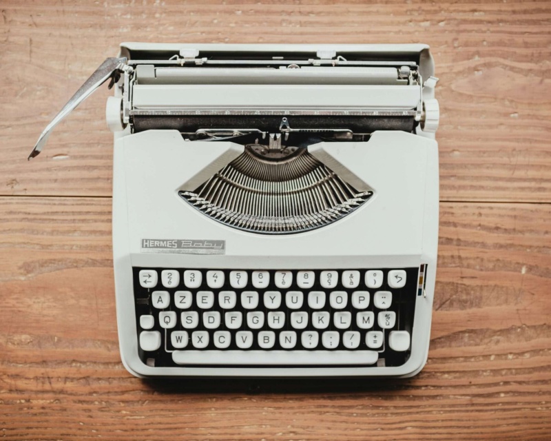 A typewriter