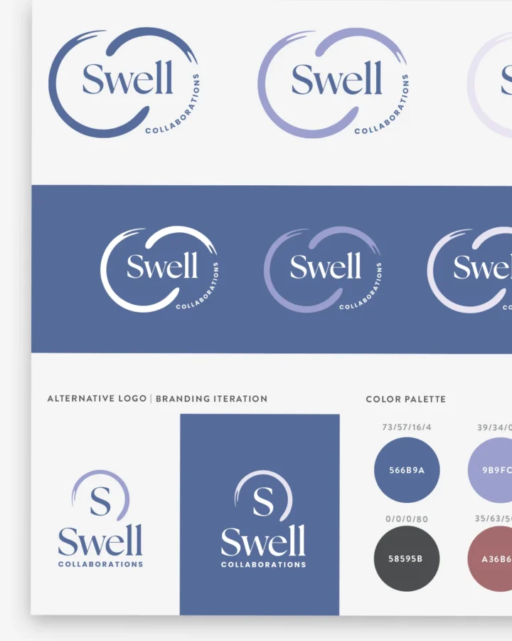 Page from Swell's brand guide