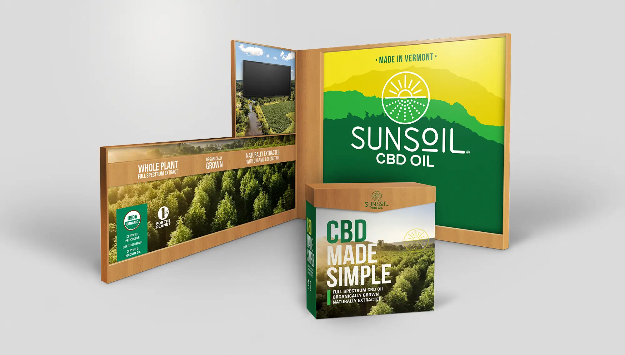 Sunsoil conference trade show booth design