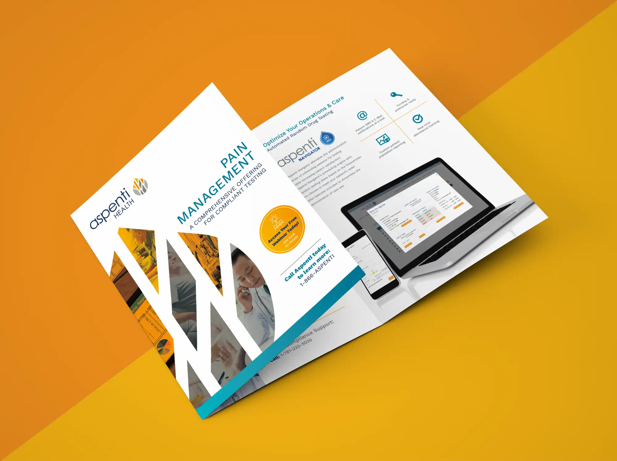Trifold for aspenti health