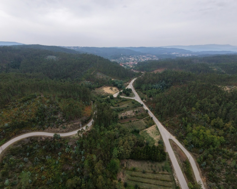 Rural roads intersecting